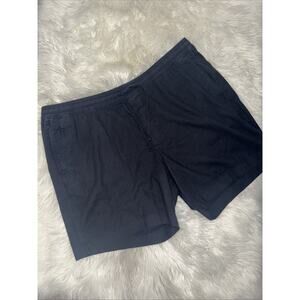 Abercrombie & Fitch Men's Black Elastic Waist Drawstring Stretch Shorts Size 2XL